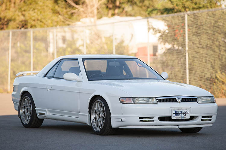 mazda eunos cosmo white street rotary