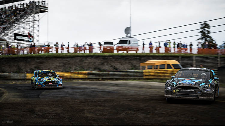 rallycross ken block ford focus rx