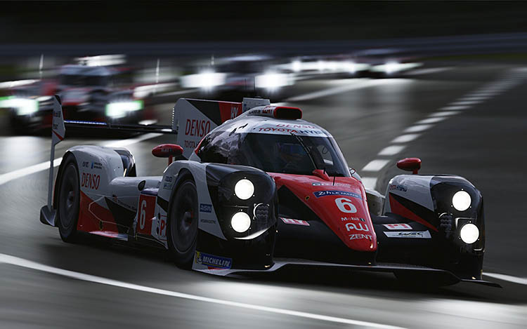 toyota ts050 hybrid race racecar