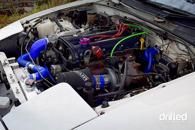 turbo kit turbocharged miata engine bay forced induction