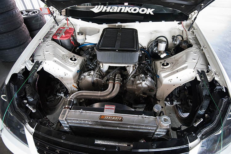 engine bay shot fd formula drift