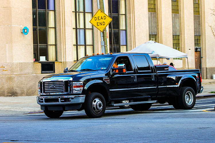 ford f350 dually black street 6.0 powerstroke