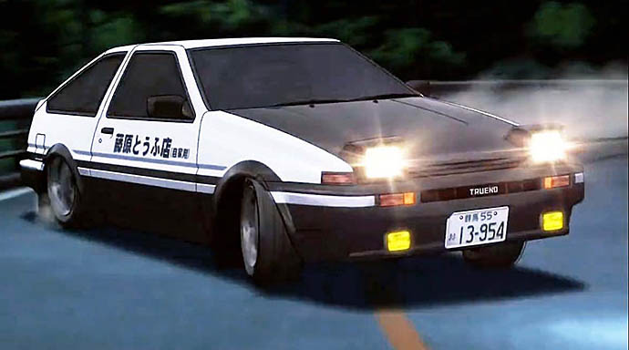 takumi fujiwara x toyota trueno ae86