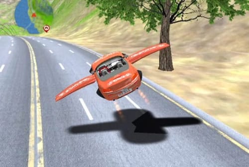 flying car extreme simulator