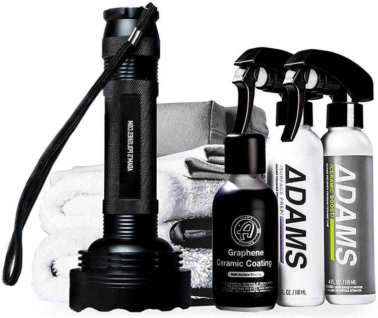 adams uv graphene ceramic coating kit 10h 7 years