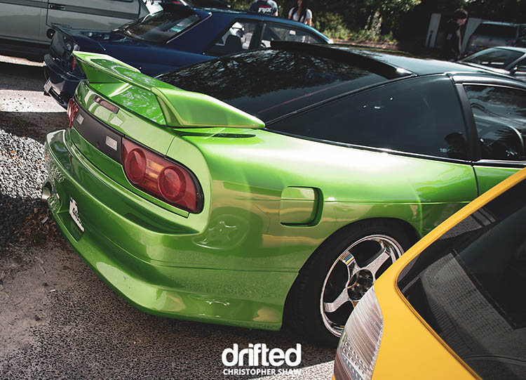 green nissan silvia s13 180sx 240sx stance letstance uk