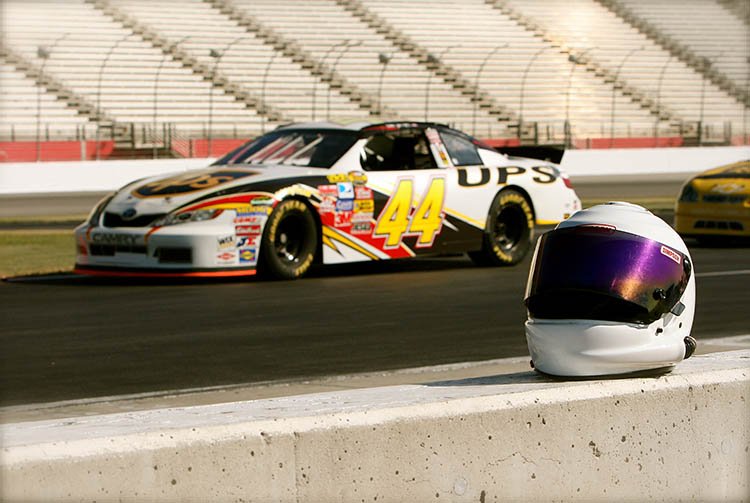 helmet track racing