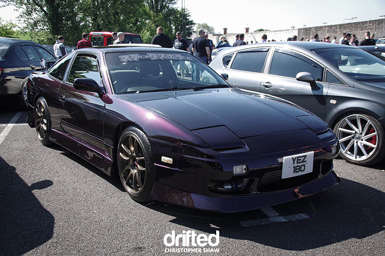 midnight purple nissan silvia s13 180sx 240sx jdm stance letstance uk