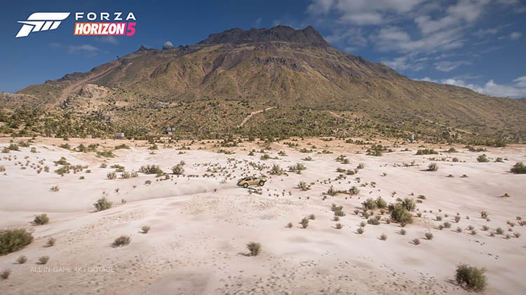 porsche off road jump desert scenery mexico