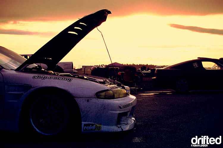 sunset nissan skyline r33