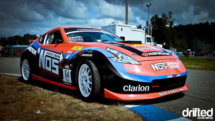 tuned nissan 370z drift car