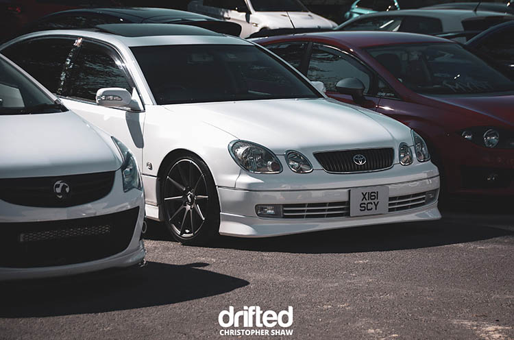 white lexus toyota aristo 2jz stance letstance uk