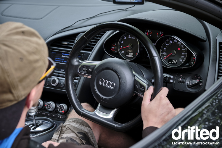 audi r8 spyder interior