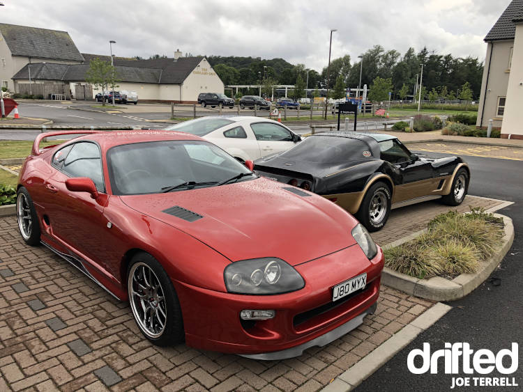 v8 supra parked