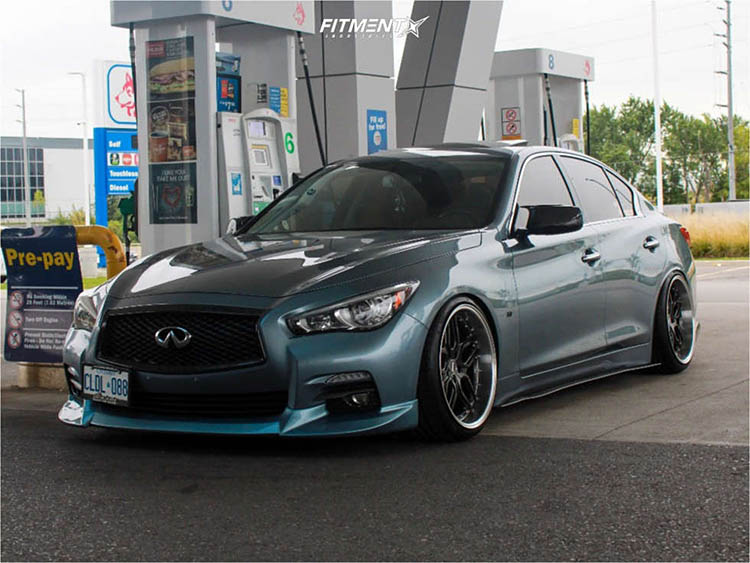 blue infiniti premium bc racing coilovers esr cs15 anthracite