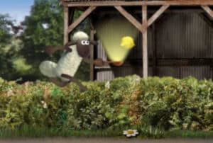 shaun the sheep chick n spoon