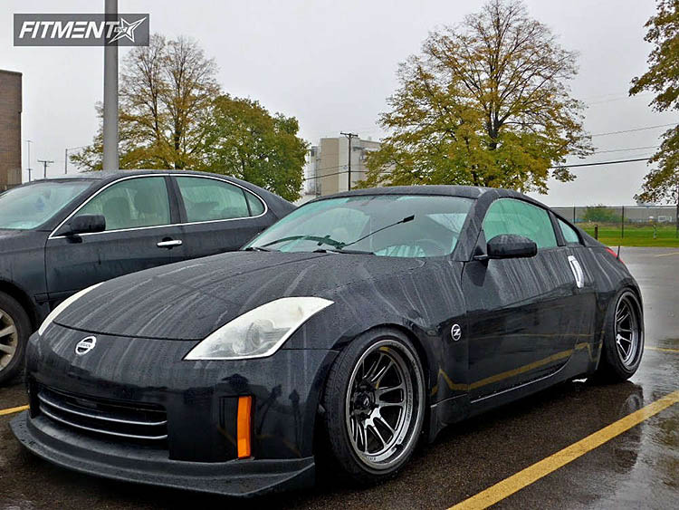 350z nissan bc racing coilovers cosmis racing xt 006r gunmetal