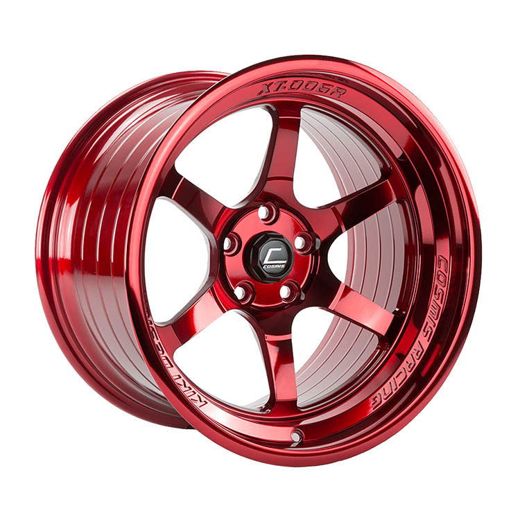 cosmis racing xt 006r hyper red wheel 18x11 8mm 5x114 3