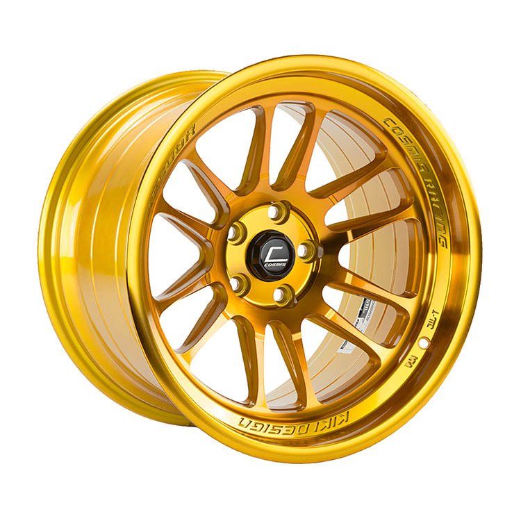cosmis racing xt 206r hyper gold wheel 18x11 8mm 5x114 3