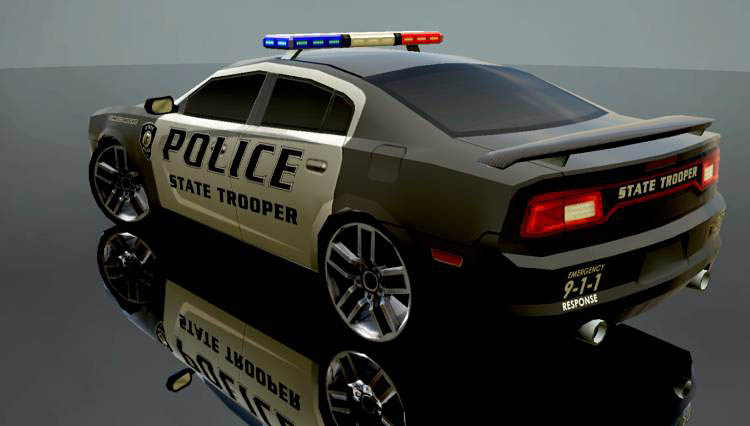 police car