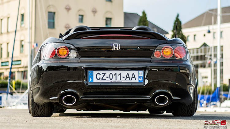 rear exhaust s2000 booty stance slammed