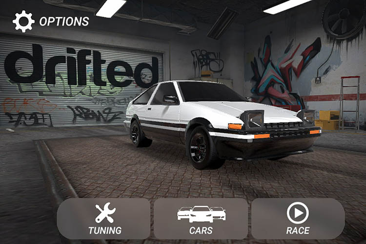 main menu garage toyota ae86