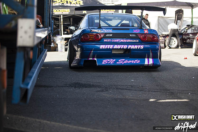 blue 180sx s13 rear spoiler bgw