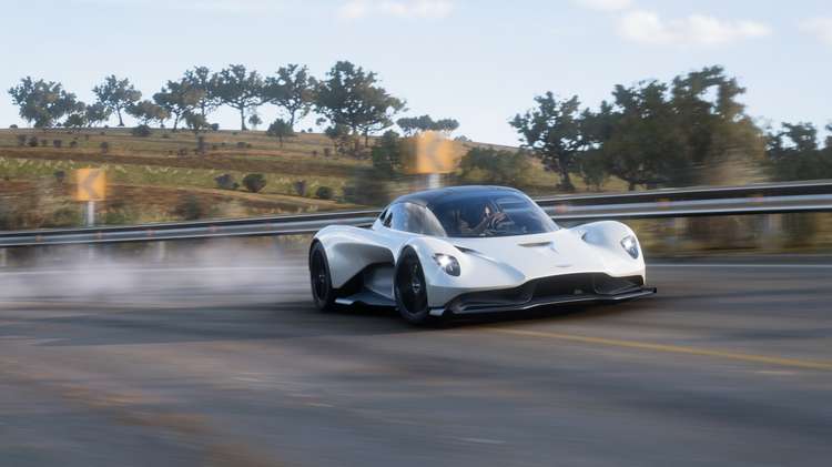 aston martin valhalla fastest car in forza 5