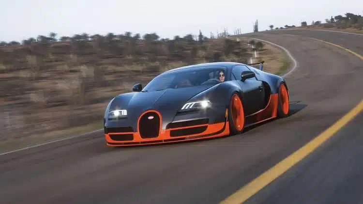 bugatti veyron super sport fastest car in forza 5