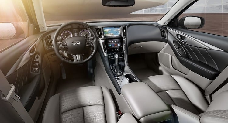 q50 interior infiniti q50 vs q70