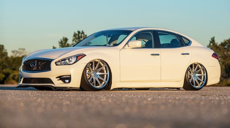 q70 white slammed infiniti q50 vs q70