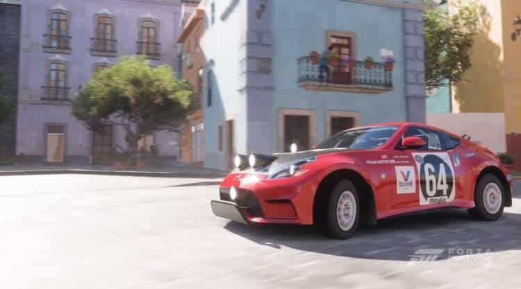 rally nissan 370z forza motorsport vs horizon