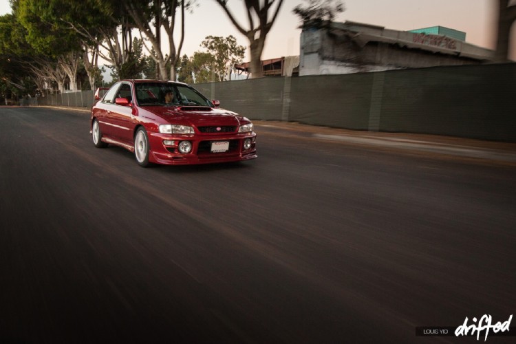 rolling shot subaru gc8 feature