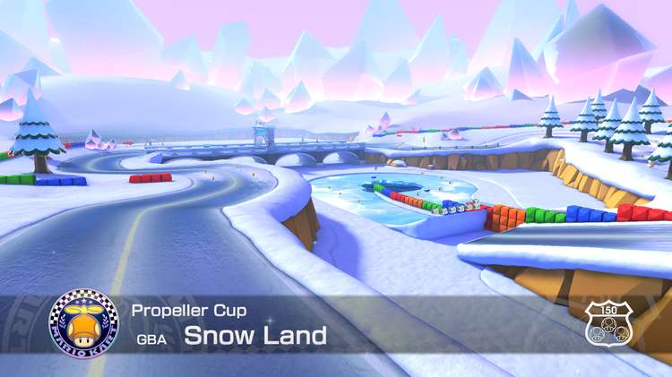 snow mario kart 8 deluxe dlc