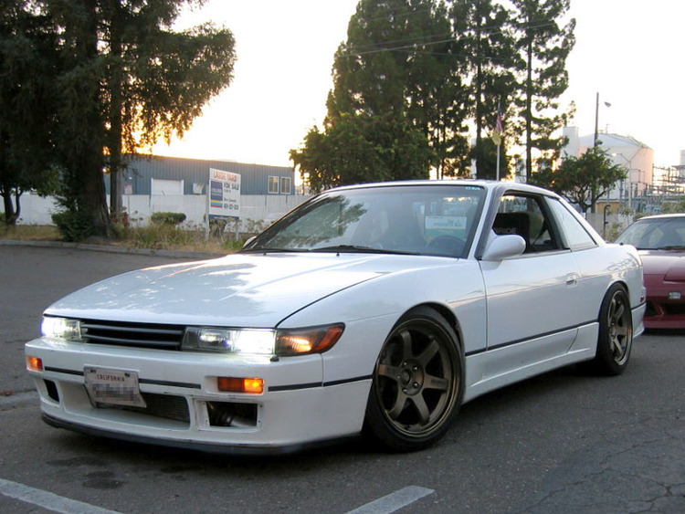 white front silvia s13 coupe