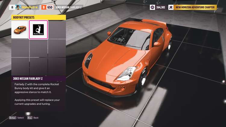 nissan fairlady forza horizon 5 widebody cars