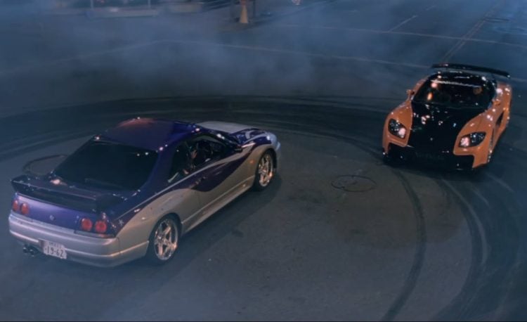 silver blue nissan skyline r33 gtr donut veiliside mazda rx7 han tokyo drift cars