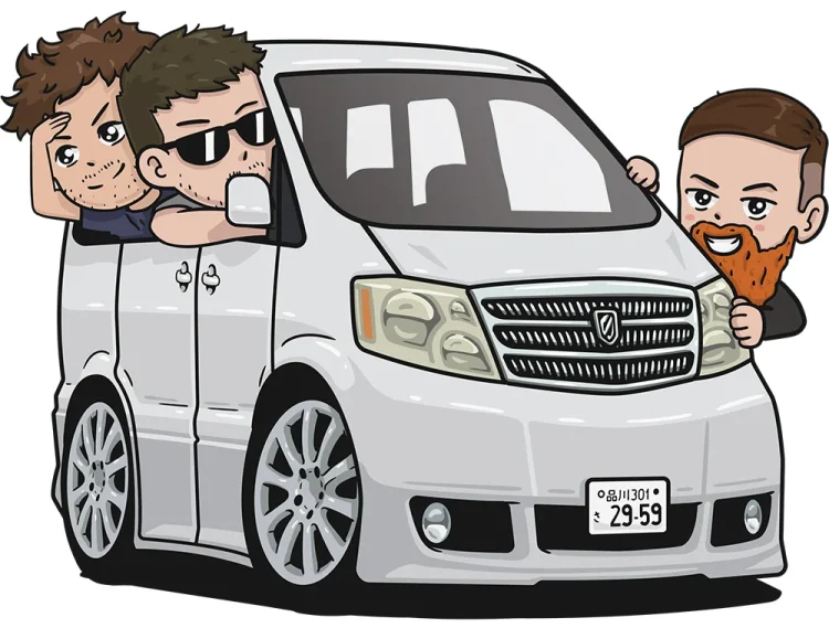 juicebox japan in a van