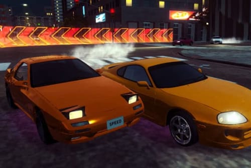 burnout night racing