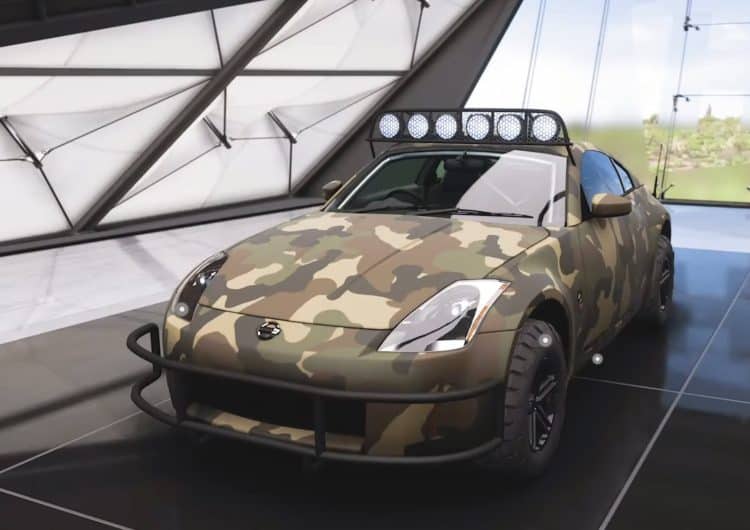 nissan fairlady z 350z camo offroad fh5 forza horizon 5 forza edition fe