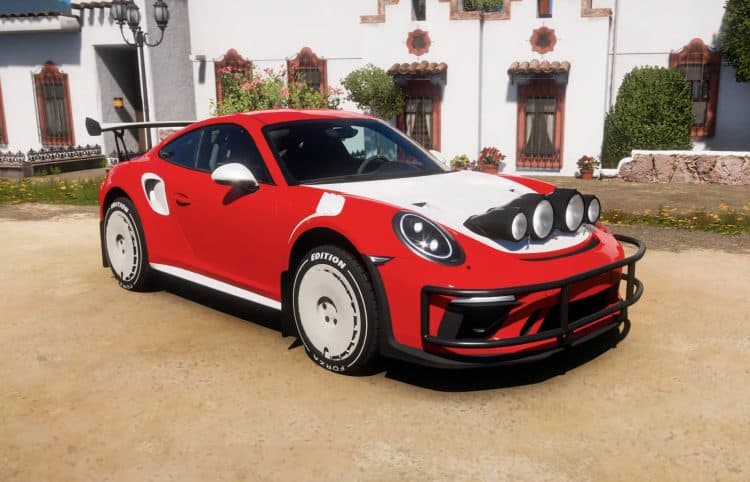 porsche 911 gt3 rs offroad rally fh5 forza horizon 5 forza edition fe