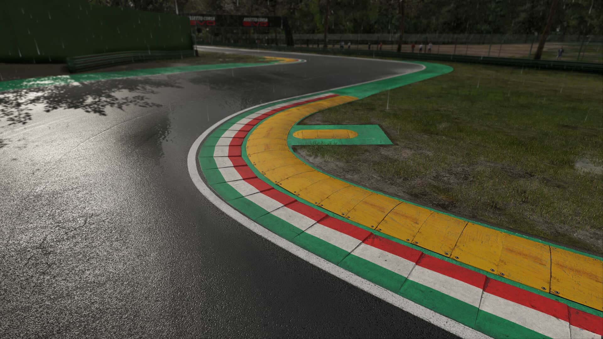 Assetto Corsa EVO PS5 Release Date - Image imola yellow curb assetto corsa evo ps5