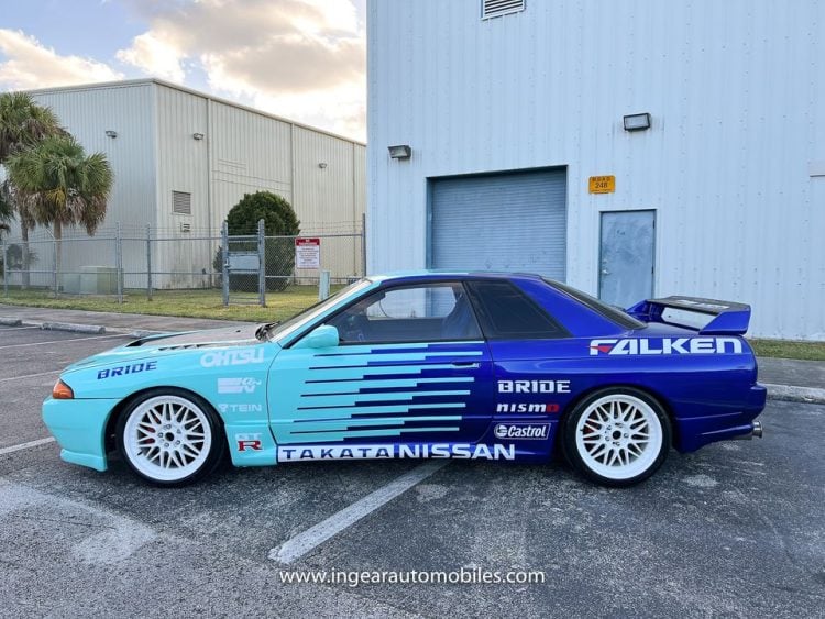 street legal r32 gtr group a falken replica side