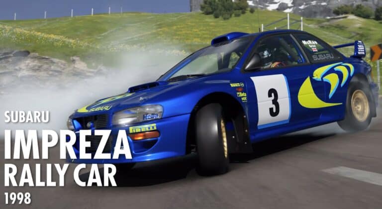 Why Drift Fans Are Hyped For The New Gran Turismo 7 Update - Image subaru impreza rally car 1998 drifting gt7 update