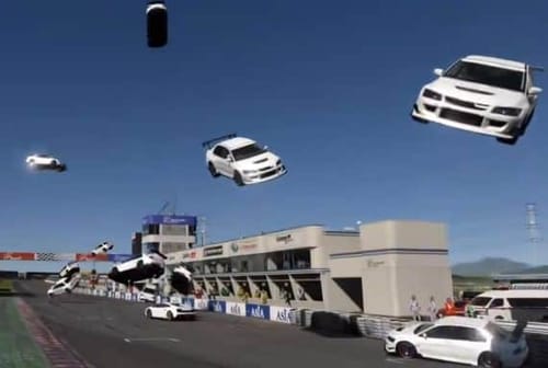 thumbnail gran turismo 7 hilarious update glitch