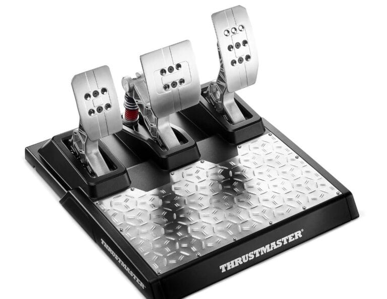 Sim Racing vs. Sim Drifting Setups – What's Different? - Image thustmaster pedals sim racing vs drifting