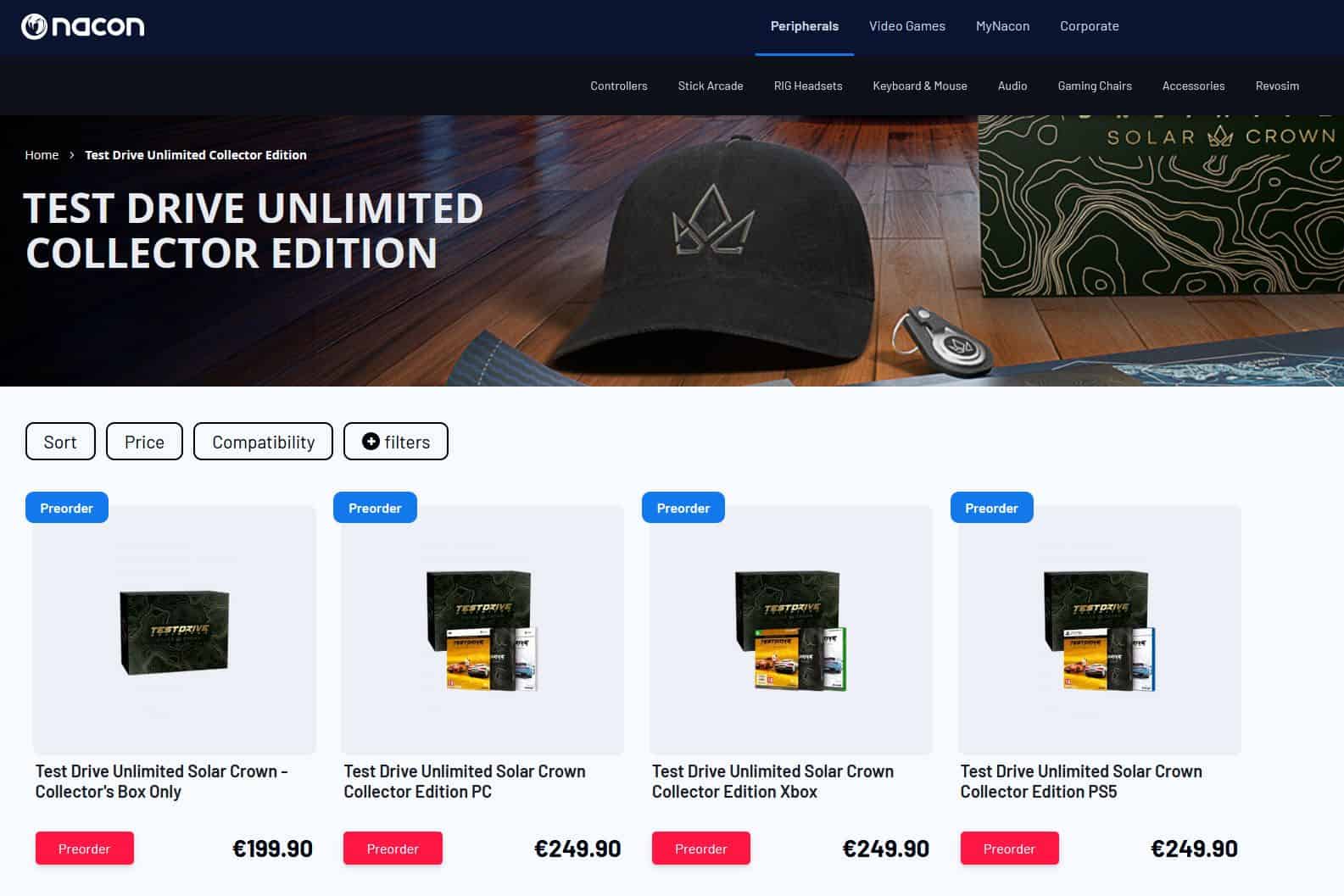 Test Drive Unlimited Solar Crown - Yours For "Just" $199.90 - Image european prices test drive unlimited solar crown collectors edition price
