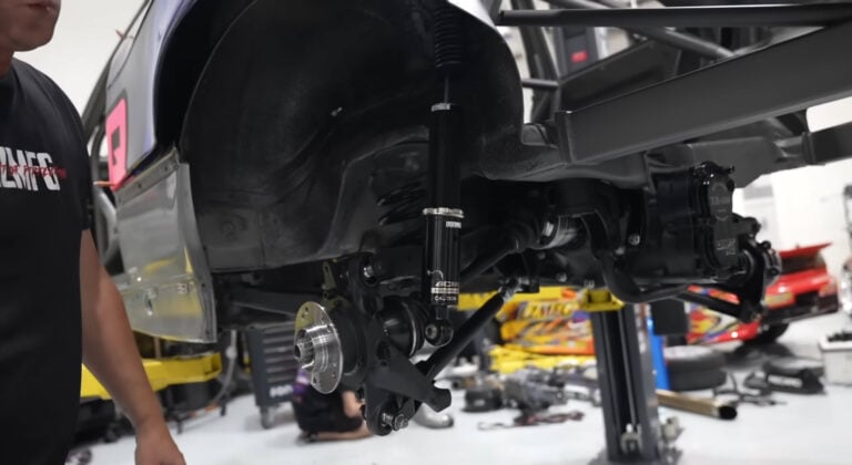 Can Adam LZ's One-Week E36 Rebuild Make It To FD Seattle? - Image rear suspension setup adam lz e36 rebuild