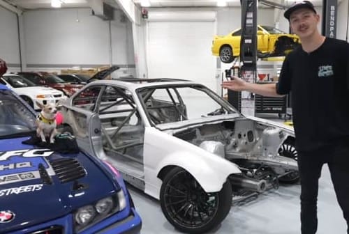 thumbnail new old totaled chassis adam lz e36 rebuild