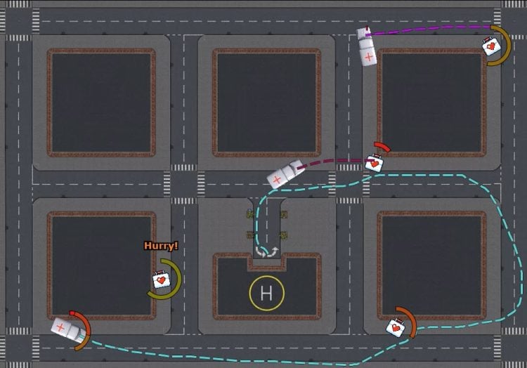how to play rescue rush